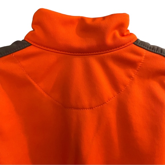 Nike Boys Track Jacket Orange Gray Football Logo | Size 2T - Picture 12 of 16